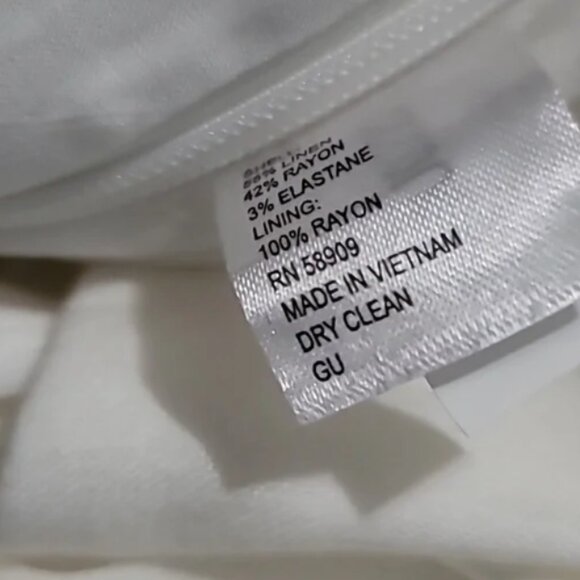 Antonio Melani - Carlos Jumpsuit Off-White One Shoulder Wide Leg Sz. 10 - Picture 8 of 8